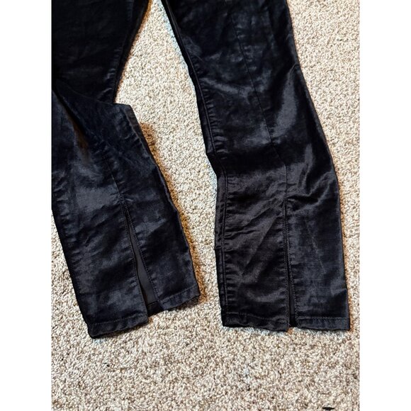 NEW Lucky Brand Bridgette Velvet Velour High-Rise Skinny Stretch Split Jeans 28 - Picture 5 of 12